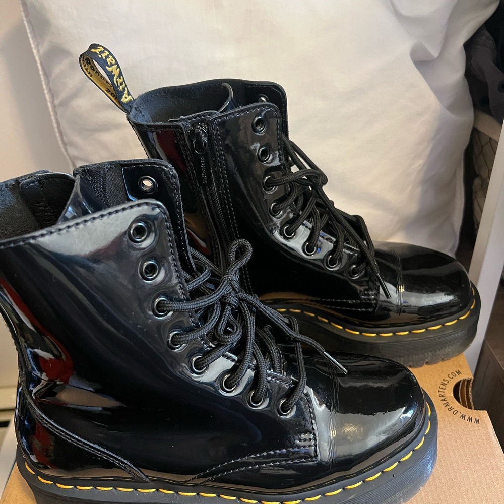 Dr. Martens Jadon Patent Leather Boots
